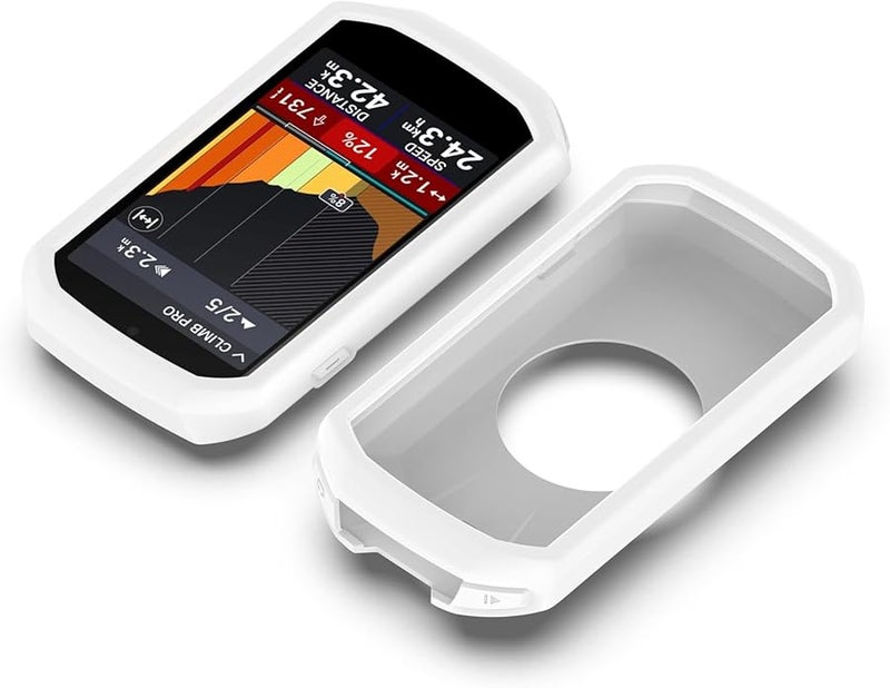 غطاء سيليكون أزرق واقي مع حامي شاشة لساعة الكمبيوتر الدراجة ذات الرمز 1050، غطاء مقاوم للصدمات. - Image 5